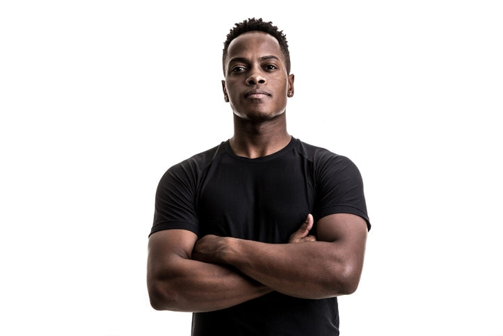 a guy posing for a photo