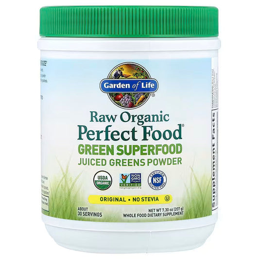 GRNS vs Garden of Life Raw Organic Perfect Food Green Superfood