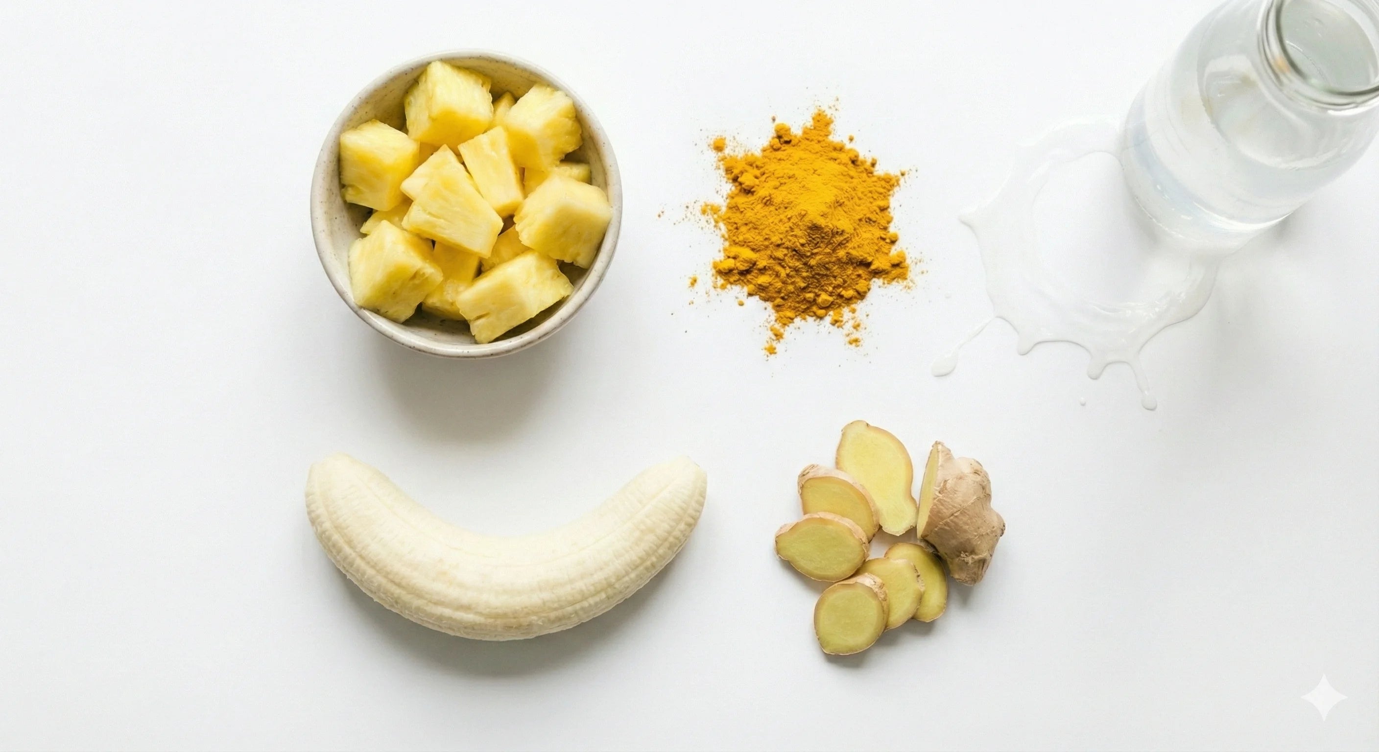 Close-up of a vibrant green drink with ice cubes in a clear glass, illuminated by natural sunlight, emphasising freshness and vitality