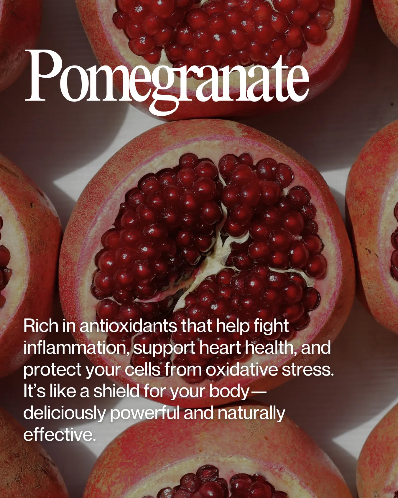 Informational about Pomegranate health benefits