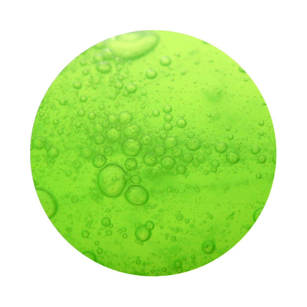 a closeup of a green liquid